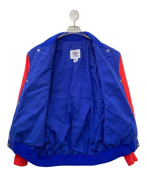 STARTER（スターター）STARTER (スターター) スタジャン レッド×ブルー サイズ:Lの古着・服飾アイテム