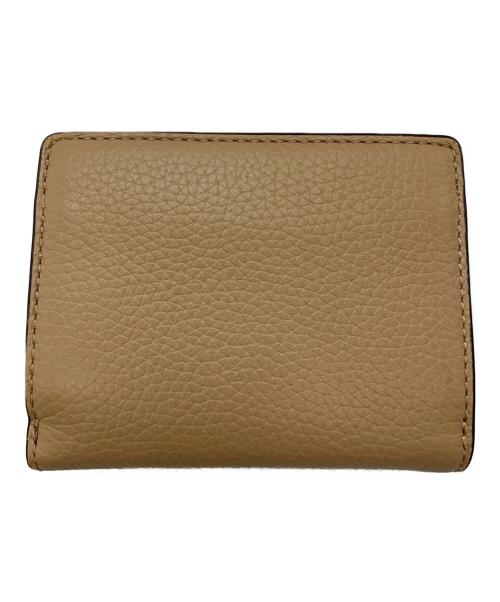 MICHAEL KORS（マイケルコース）MICHAEL KORS (マイケルコース) 3つ折り財布 ベージュの古着・服飾アイテム