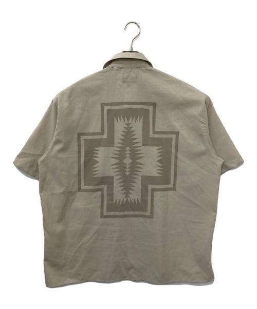 PENDLETON（ペンドルトン）PENDLETON (ペンドルトン) 半袖シャツ ベージュ サイズ:Lの古着・服飾アイテム