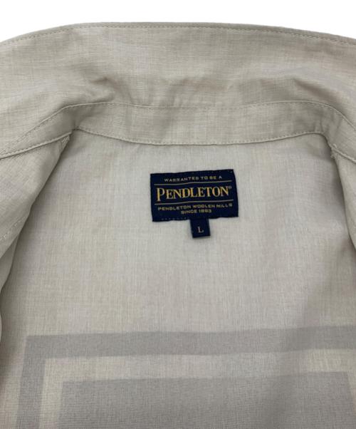 PENDLETON（ペンドルトン）PENDLETON (ペンドルトン) 半袖シャツ ベージュ サイズ:Lの古着・服飾アイテム