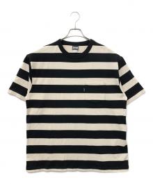 Schott（ショット）の古着「半袖カットソー」｜ブラック×ベージュ