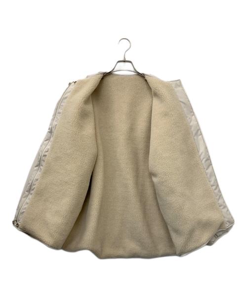 FRAY ID（フレイ アイディー）FRAY ID (フレイ アイディー) リバーシブルボアジャケット ホワイトの古着・服飾アイテム