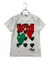 PLAY COMME des GARCONS（プレイコムデギャルソン）の古着「ロゴカットソー」｜ホワイト