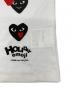 中古・古着 PLAY COMME des GARCONS (プレイコムデギャルソン) ロゴカットソー ホワイト サイズ:S 未使用品：7000円
