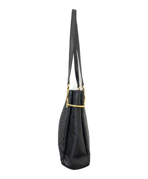 BALLY（バリー）BALLY (バリー) キルティングショルダーバッグ ブラックの古着・服飾アイテム