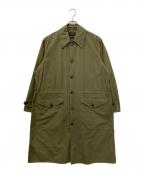 BEAMS PLUSビームスプラス）の古着「ウェザークロス ミリタリーコート」｜カーキ
