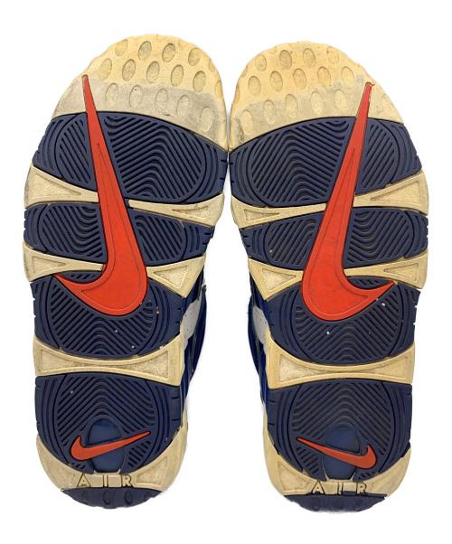 NIKE（ナイキ）NIKE (ナイキ) AIR MORE UP TEMPO ホワイト×ネイビー サイズ:29の古着・服飾アイテム