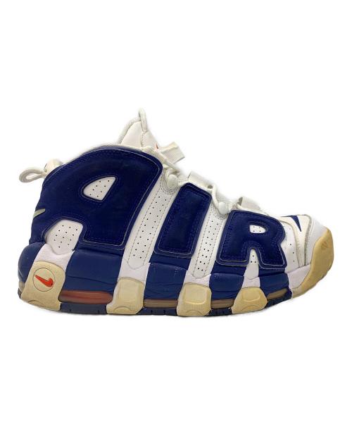 NIKE（ナイキ）NIKE (ナイキ) AIR MORE UP TEMPO ホワイト×ネイビー サイズ:29の古着・服飾アイテム