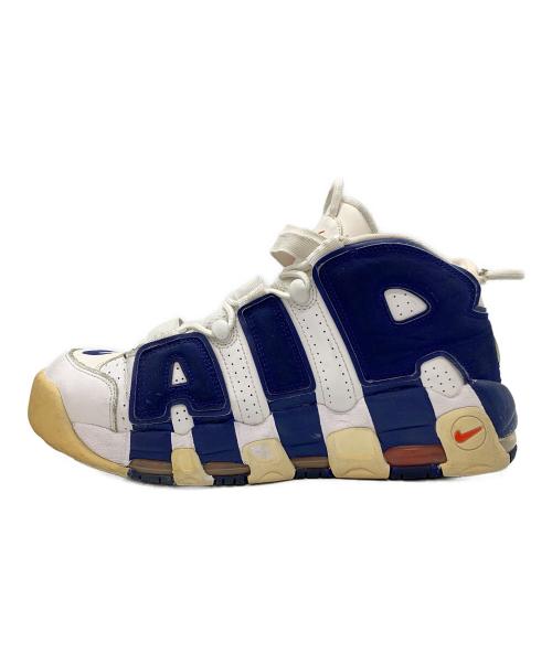 NIKE（ナイキ）NIKE (ナイキ) AIR MORE UP TEMPO ホワイト×ネイビー サイズ:29の古着・服飾アイテム