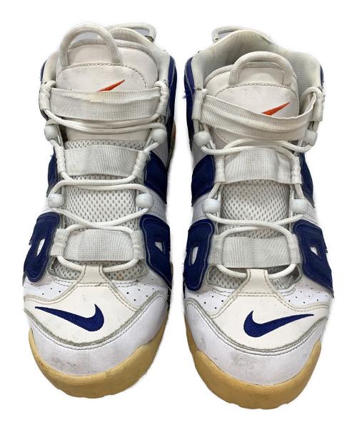 NIKE（ナイキ）NIKE (ナイキ) AIR MORE UP TEMPO ホワイト×ネイビー サイズ:29の古着・服飾アイテム