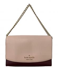 Kate Spade（ケイトスペード）の古着「カーソン カラーブロック コンバーチブル クロスボディ」｜ピンク