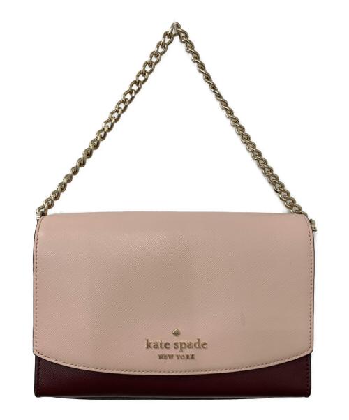 Kate Spade（ケイトスペード）Kate Spade (ケイトスペード) カーソン カラーブロック コンバーチブル クロスボディ ピンクの古着・服飾アイテム