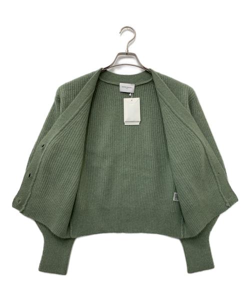 UNITED ARROWS（ユナイテッドアローズ）UNITED ARROWS (ユナイテッドアローズ) 厚手カーディガン グリーン サイズ:FREE 未使用品の古着・服飾アイテム