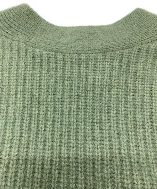 UNITED ARROWS（ユナイテッドアローズ）UNITED ARROWS (ユナイテッドアローズ) 厚手カーディガン グリーン サイズ:FREE 未使用品の古着・服飾アイテム