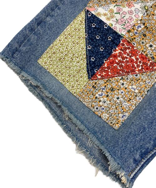 LEVI'S（リーバイス）LEVI'S (リーバイス) パッチワークショートパンツ ブルー サイズ:61cm (W24) 未使用品の古着・服飾アイテム
