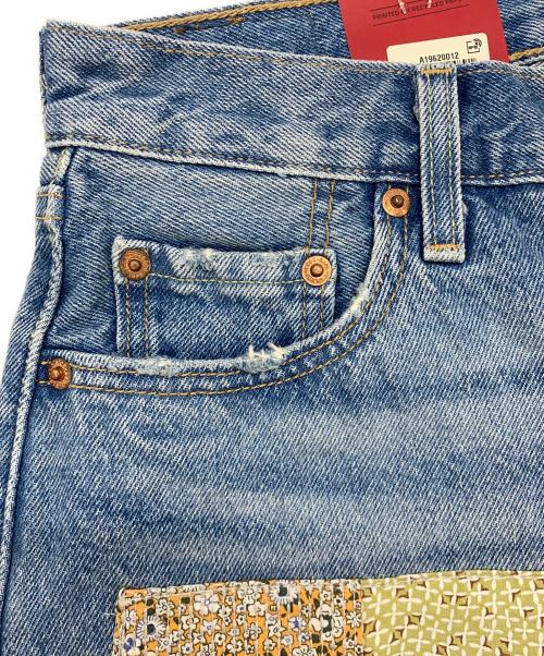 LEVI'S（リーバイス）LEVI'S (リーバイス) パッチワークショートパンツ ブルー サイズ:61cm (W24) 未使用品の古着・服飾アイテム