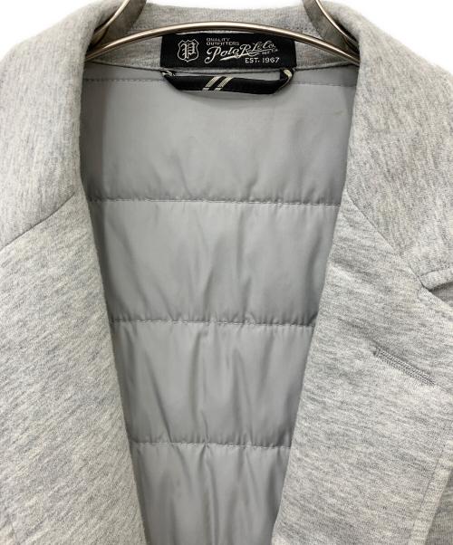 POLO RALPH LAUREN（ポロ・ラルフローレン）POLO RALPH LAUREN (ポロ・ラルフローレン) キルティングテーラードジャケット グレー サイズ:Lの古着・服飾アイテム