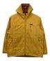 Patagonia（パタゴニア）の古着「マイクロパフフーデッドジャケット」｜イエロー×ブラウン