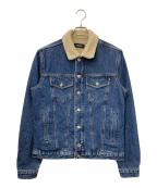 DIESELディーゼル）の古着「デニムボアジャケット」｜インディゴ