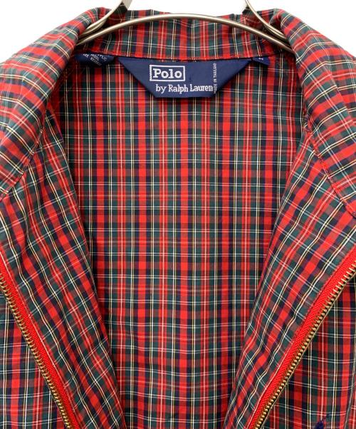POLO RALPH LAUREN（ポロ・ラルフローレン）POLO RALPH LAUREN (ポロ・ラルフローレン) タータンチェックスイングトップ レッド×グリーン サイズ:Mの古着・服飾アイテム