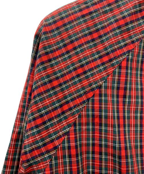 POLO RALPH LAUREN（ポロ・ラルフローレン）POLO RALPH LAUREN (ポロ・ラルフローレン) タータンチェックスイングトップ レッド×グリーン サイズ:Mの古着・服飾アイテム