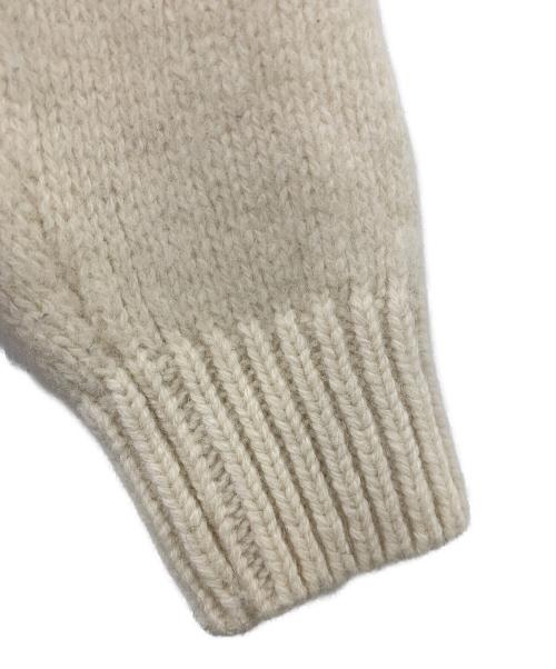 somewhere butter（サムウェア バター）somewhere butter (サムウェア バター) Boucle Heart Wool Knit アイボリー サイズ:Freeの古着・服飾アイテム