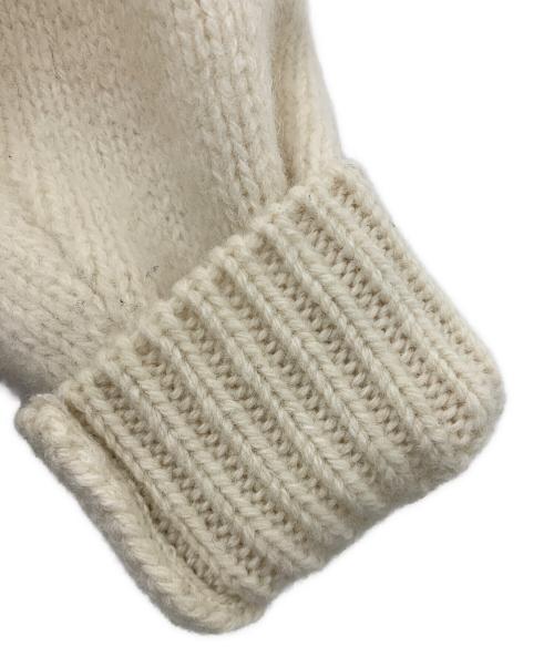 somewhere butter（サムウェア バター）somewhere butter (サムウェア バター) Boucle Heart Wool Knit アイボリー サイズ:Freeの古着・服飾アイテム