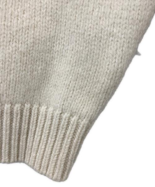 somewhere butter（サムウェア バター）somewhere butter (サムウェア バター) Boucle Heart Wool Knit アイボリー サイズ:Freeの古着・服飾アイテム