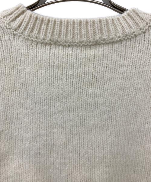somewhere butter（サムウェア バター）somewhere butter (サムウェア バター) Boucle Heart Wool Knit アイボリー サイズ:Freeの古着・服飾アイテム