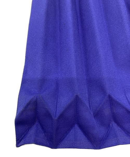 me ISSEY MIYAKE（ミーイッセイ ミヤケ）me ISSEY MIYAKE (ミーイッセイ ミヤケ) トランクプリーツバッグ ブルーの古着・服飾アイテム