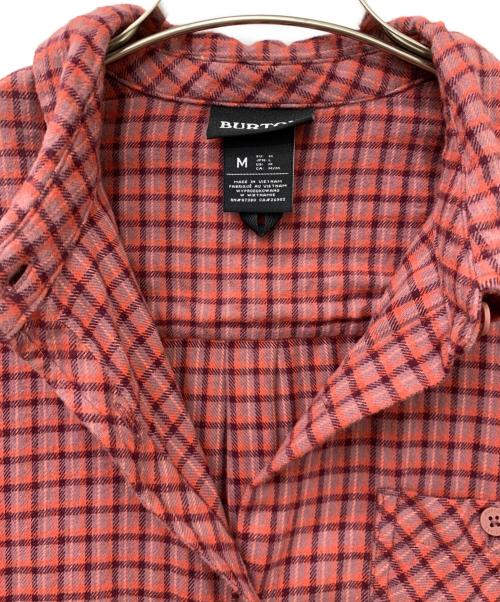 BURTON（バートン）BURTON (バートン) チェックシャツ レッド サイズ:Lの古着・服飾アイテム