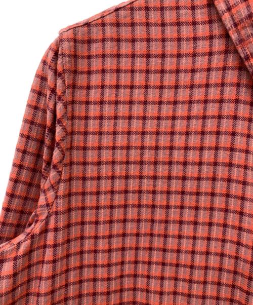 BURTON（バートン）BURTON (バートン) チェックシャツ レッド サイズ:Lの古着・服飾アイテム