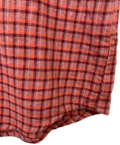 BURTON（バートン）BURTON (バートン) チェックシャツ レッド サイズ:Lの古着・服飾アイテム