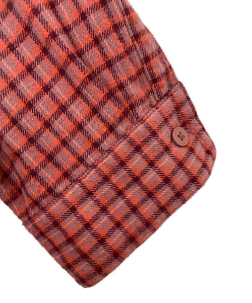 BURTON（バートン）BURTON (バートン) チェックシャツ レッド サイズ:Lの古着・服飾アイテム