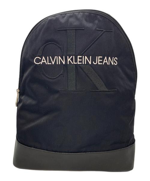 Calvin Klein Jeans（カルバンクラインジーンズ）Calvin Klein Jeans (カルバンクラインジーンズ) CKJ MONOGRAM NYLON CP BP 40 ブラックの古着・服飾アイテム