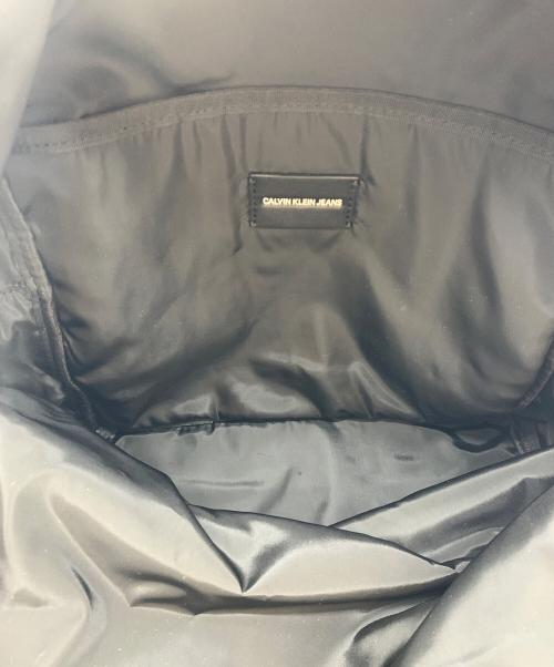 Calvin Klein Jeans（カルバンクラインジーンズ）Calvin Klein Jeans (カルバンクラインジーンズ) CKJ MONOGRAM NYLON CP BP 40 ブラックの古着・服飾アイテム