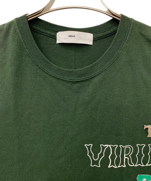 TOGA VIRILIS（トーガ ビリリース）TOGA VIRILIS (トーガ ビリリース) 半袖カットソー グリーン サイズ:46の古着・服飾アイテム