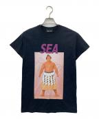 WIND AND SEA×千代の富士ウィンダンシー×チヨノフジ）の古着「半袖カットソー」｜ブラック