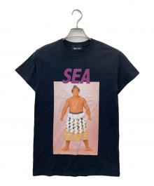 WIND AND SEA×千代の富士（ウィンダンシー×チヨノフジ）の古着「半袖カットソー」｜ブラック