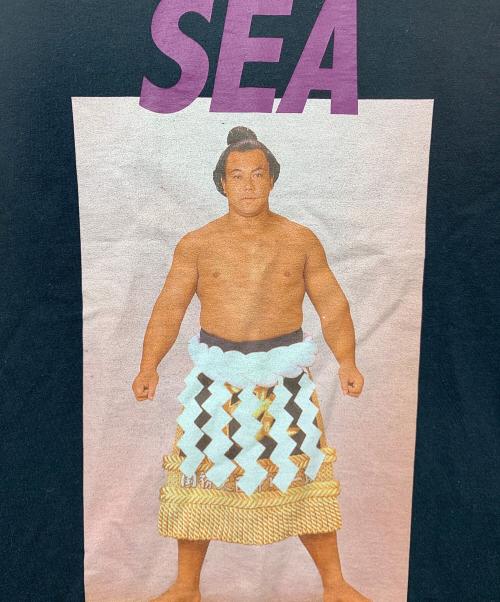 WIND AND SEA（ウィンダンシー）WIND AND SEA (ウィンダンシー) 千代の富士 (チヨノフジ) 半袖カットソー ブラック サイズ:Sの古着・服飾アイテム