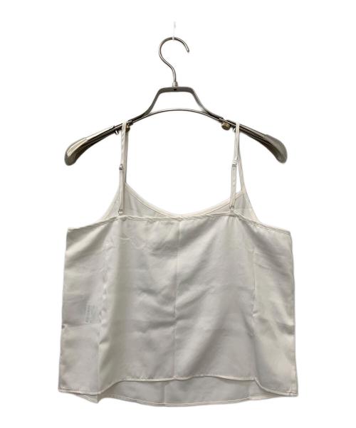 Snidel（スナイデル）Snidel (スナイデル) ノースリフリルブラウス ホワイト サイズ:Fの古着・服飾アイテム