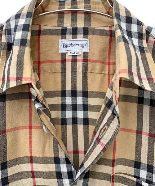 Burberry's（バーバリーズ）Burberry's (バーバリーズ) 半袖シャツ ベージュ サイズ:Mの古着・服飾アイテム