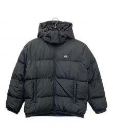 Quiksilver（クイックシルバー）の古着「中綿ジャケット」｜ブラック