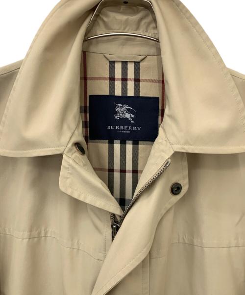 BURBERRY LONDON（バーバリーロンドン）BURBERRY LONDON (バーバリーロンドン) ジップアップコート ベージュ サイズ:Lの古着・服飾アイテム
