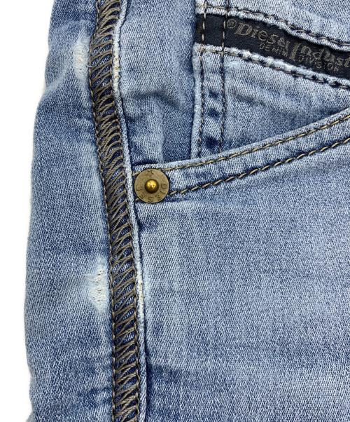 DIESEL（ディーゼル）DIESEL (ディーゼル) デニムハーフパンツ インディゴ サイズ:71cm (W28)の古着・服飾アイテム