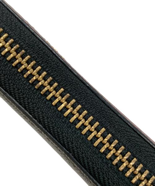 MARC JACOBS（マークジェイコブス）MARC JACOBS (マークジェイコブス) サフィアーノ メタル レターズ スタンダード コンチネンタル ウォレット レッド×グレーの古着・服飾アイテム