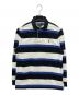 POLO RALPH LAUREN（ポロ・ラルフローレン）の古着「ラガーシャツ」｜ホワイト×ブルー×ブラック