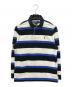 POLO RALPH LAUREN (ポロ・ラルフローレン) ラガーシャツ ホワイト×ブルー×ブラック サイズ:M：3000円