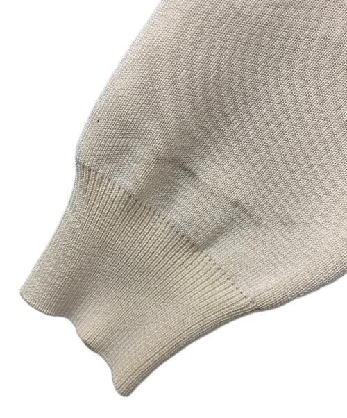 Noble（ノーブル）Noble (ノーブル) ニットワンピース アイボリー×ブラウン サイズ:表記なしの古着・服飾アイテム