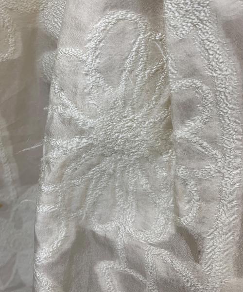 acka（エーシーケーエー）acka (エーシーケーエー) ジャガードミニドレス ベージュ サイズ:Fの古着・服飾アイテム